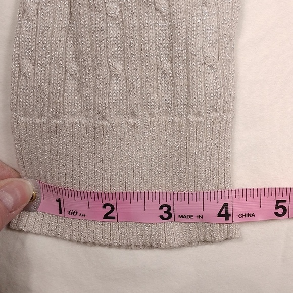 Chaps women's zippered 3/4 sleeved sweater size large - Picture 11 of 11